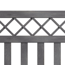 Load image into Gallery viewer, 3 x 3 ft Outdoor Cross Top Wooden Garden Gate Pedestrian Fence Yard Door