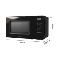 Load image into Gallery viewer, 700W 20L Countertop Microwave Oven with LED Display - Black
