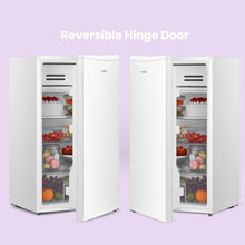 Load image into Gallery viewer, 93L Muti-layer Fridge with 3 Removable Glass Shelf, Cooler Box, Reversible Door Hinge
