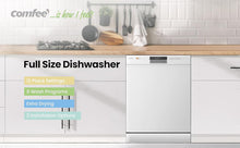 Load image into Gallery viewer, Cloud Wash Freestanding Dishwasher with 12 place settings-FD1201P-W
