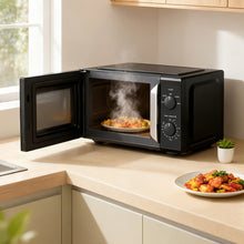 Load image into Gallery viewer, 19L 5-level Power Kitchen Manual Microwave Oven with Timer 700W - Black