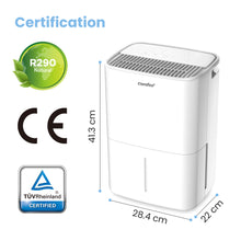 Load image into Gallery viewer, Dry 12L/DAY Dehumidifier for Home with 2.5L Water Tank