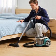 Load image into Gallery viewer, 800W Bagless Canister Vacuum Cleaner with Cyclone System & 2.2L Dust Container