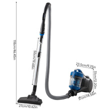 Load image into Gallery viewer, 700W Powerful Bagless Vacuum Cleaner with Dust Container & Auto Cord Rewind