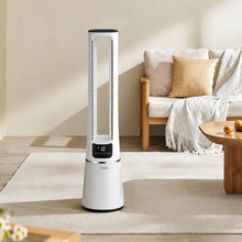 Load image into Gallery viewer, 2-in-1 Electric Quiet Bladeless Tower Fan APP Remote Control w/ Touch Screen LED Display ,10 Speeds ,HEPA Filter