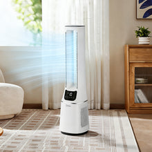 Load image into Gallery viewer, 2-in-1 Electric Quiet Bladeless Tower Fan APP Remote Control w/ Touch Screen LED Display ,10 Speeds ,HEPA Filter