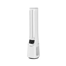 Load image into Gallery viewer, 2-in-1 Electric Quiet Bladeless Tower Fan APP Remote Control w/ Touch Screen LED Display ,10 Speeds ,HEPA Filter