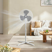 Load image into Gallery viewer, Electric Standing Pedestal Fan Height Adjustable w/ 3 Speeds 96-125cm