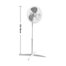 Load image into Gallery viewer, Electric Standing Pedestal Fan Height Adjustable w/ 3 Speeds 96-125cm