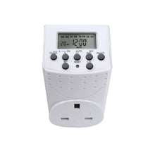 Load image into Gallery viewer, 2000W Programmable Digital Timer Plug Socket