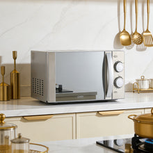 Load image into Gallery viewer, 700W 20L Stainless Steel Microwave 6 Power Levels with Defrost Function, Freestanding