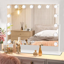 Load image into Gallery viewer, Adjusted Hollywood Vanity LED Lighted Makeup Mirror LED Make Up Mirrors Living and Home