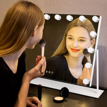 Load image into Gallery viewer, Adjusted Hollywood Vanity LED Lighted Makeup Mirror LED Make Up Mirrors Living and Home