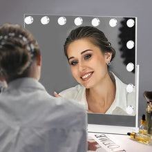 Load image into Gallery viewer, Adjusted Hollywood Vanity LED Lighted Makeup Mirror LED Make Up Mirrors Living and Home