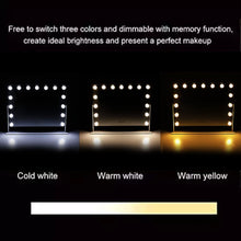 Load image into Gallery viewer, Adjusted Hollywood Vanity LED Lighted Makeup Mirror LED Make Up Mirrors Living and Home