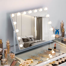 Load image into Gallery viewer, Adjusted Hollywood Vanity LED Lighted Makeup Mirror LED Make Up Mirrors Living and Home