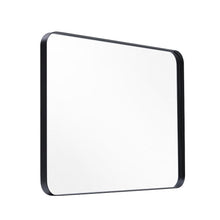 Load image into Gallery viewer, 122cm W Aluminum Frame Bathroom Vanity Wall Mirror with Rounded Corner Bathroom Mirrors Living and Home