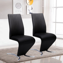 Load image into Gallery viewer, Modern Hourglass PU Dining Chairs ��������������������������������������