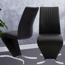 Load image into Gallery viewer, Modern Hourglass PU Dining Chairs ��������������������������������������