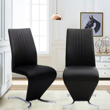 Load image into Gallery viewer, Modern Hourglass PU Dining Chairs ��������������������������������������