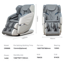 Load image into Gallery viewer, Zero Gravity Back Heated Full Body Massage Chair with Handheld Controller