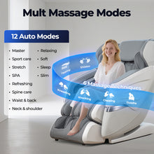 Load image into Gallery viewer, Zero Gravity Back Heated Full Body Massage Chair with Handheld Controller