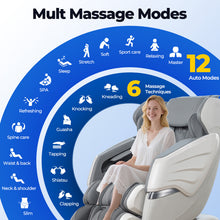 Load image into Gallery viewer, Zero Gravity Back Heated Full Body Massage Chair with Handheld Controller