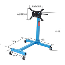 Load image into Gallery viewer, 1000lbs Steel Folding Engine Stand Engine Stands Living and Home