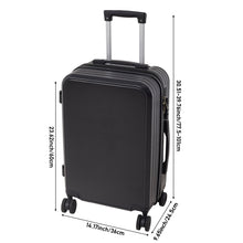 Load image into Gallery viewer, 21inch Suitcase with Combination Lock and USB Charging Port