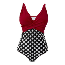 Load image into Gallery viewer, V-Neck One-Piece Swimsuit