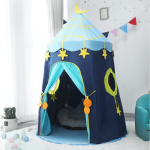 Load image into Gallery viewer, Starry Blue Mongolian Yurt Playhouse Tent Living and Home