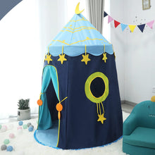 Load image into Gallery viewer, Starry Blue Mongolian Yurt Playhouse Tent Living and Home