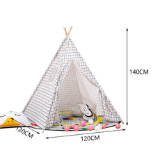 Load image into Gallery viewer, Children Indian Tent Teepee Kids Indoor Play House Living and Home