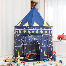 Load image into Gallery viewer, Star and Moon Round Kids Playhouse Home Toy Living and Home