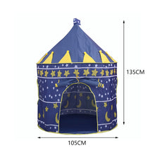 Load image into Gallery viewer, Star and Moon Round Kids Playhouse Home Toy Living and Home