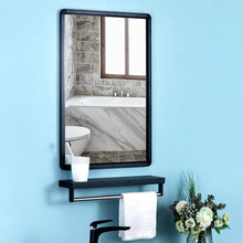 Load image into Gallery viewer, Rectangular Aluminum Alloy Frame Wall Mirror Living and Home