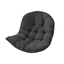 Load image into Gallery viewer, Thick Hanging Egg Swing Chair Cushion Black/Dark Grey/Light Grey Living and Home