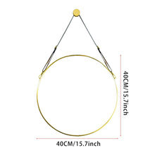 Load image into Gallery viewer, Scandinavian Minimalist Adjustable Round Hanging Mirror �������������������������������������
