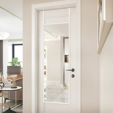 Load image into Gallery viewer, Metal Frame Over the Door Full Length Mirror Living and Home White