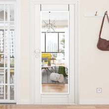 Load image into Gallery viewer, Metal Frame Over the Door Full Length Mirror Living and Home Black