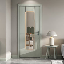 Load image into Gallery viewer, Full Length Mirror with Rounded Corners Door Hanging Living and Home