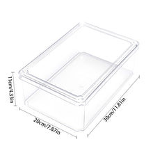 Load image into Gallery viewer, 4Pcs Transparent Refrigerator Bins Organizer Set
