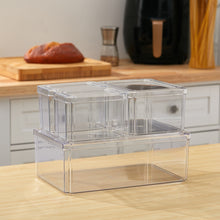 Load image into Gallery viewer, 4Pcs Transparent Refrigerator Bins Organizer Set