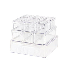Load image into Gallery viewer, Set of 10 Fridge Storage Containers