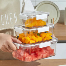 Load image into Gallery viewer, 3Pcs Transparent Stackable Bento Lunch Box Set