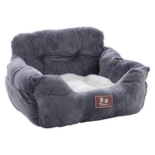 Load image into Gallery viewer, Cozy Dog Car Seat Bed with Storage Pocket and Adjustable Strap Living and Home