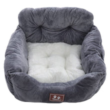 Load image into Gallery viewer, Cozy Dog Car Seat Bed with Storage Pocket and Adjustable Strap Living and Home