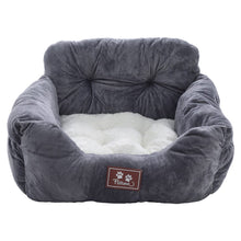 Load image into Gallery viewer, Cozy Dog Car Seat Bed with Storage Pocket and Adjustable Strap Living and Home