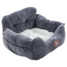 Load image into Gallery viewer, Cozy Dog Car Seat Bed with Storage Pocket and Adjustable Strap Living and Home