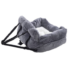 Load image into Gallery viewer, Cozy Dog Car Seat Bed with Storage Pocket and Adjustable Strap Living and Home